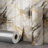 10/5/3 Meters Imitation Marble Wallpaper Bedroom Walls Self Adhesive Faux Ceramic Tile Wall Stickers Thick Home Decor Wall Paper