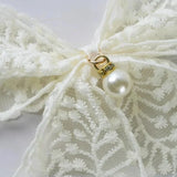 2PCS Curtain Tieback Clip Lace Bow-knot Tieback Clip Belt Tied Fashion Living Room Window Curtain Strap Buckle Home Decoration