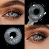 Eye Eyes Color Contacts Colored Contact Lenses Lens Small Pupil Daily Beauty Black Blue Brown 2Pcs 6 Months Half Year
