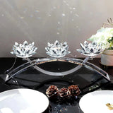 Luxurious Crystal Candle Stand, Romantic Decoration Ornament For Home Candlelight Dinner，Wedding Decoration Props