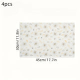 Haitang Flower Refrigerator Pad Waterproof Moisture Proof Non Slip Refrigerator Pad Refrigerator and Kitchen Decoration