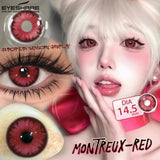 1 Pair Cosplay Colored Contact Lenses Red Lenses Halloween Blue Beauty Makeup Eyes Lenses Anime Purple Eyes Contacts