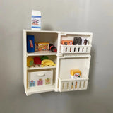 Creative Cute Mini White Refrigerator Personality Decoration Decoration Home Photos Refrigerator Magnets