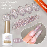 10ml Pink Gold Water Light Cat Magnetic Gel Polish HEMA TPO FREE Aurora Glitter Crystal Soak Off UV Varnish Manicure