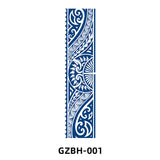 Armband Waterproof Temporary Tattoo Sticker arm and shoulder tattoos for men False Waist Arm Foot Strip Tattoos for Girl Women
