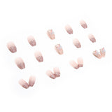 Nail Art Full Cover Artificial Fake Nails Patch with Drill Three-dimensional Relief Butterfly Nail Piece Detachable False Nails