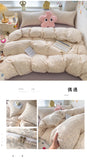 Class A Double Yarn Bedding Set Quilt Comforter Duvet Cover Set Printed Cotton Bedspread Skin Friendly Breathable Four-Piece Set
