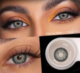 Colored Contacts Lenses for Eyes Gray Pupils Fashion Blue Lenses Brown Makeup Contact Yearly Green Beautiful Pupil 2pcs