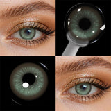 Colored Contact Lenses Lalens Brown Blue Coffee Green Gray Color Contacts Eye Lens Eyes Half Year 2Pcs