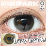 2pcs Half-Year Colored Contacts 14.5mm Glossy Natural Style for Daily Wear Cosplay High Moisture Lenses