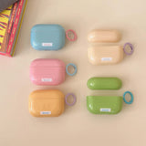 Summer pure color headset case for apple airpods 2 1 2nd 3 charging box fundas for airpod pro 5 colors ins yellow green blue