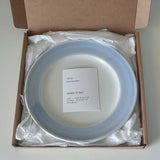 Tea Style Milk Blue Gradient Plate Hand-painted Underglaze Color Dining Plate Home Dessert Vegetable Fruit Plate Cold Style Dish