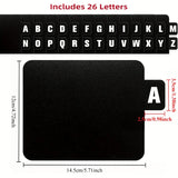 26 Pcs A-Z Lettered CD/DVD/Record Dividers Bookshelf Label Identification Card Index Cards for Music Albums Equipment Organizer