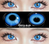 1Pair Halloween Colorful Contact Lenses Anime Cosplay Eye Lenses Multicolored Lens Black Red Mesh White Yearly Contacts