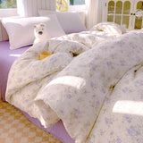 New Class A All-cotton Oxygen-enriched Double-layer Yarn Printed Quilt Cover Skin-friendly  Breathable Duvet Cover 220x240