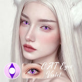 Yellow Small Pupil Colored Contact Lenses Soft Lens for Coser Daily Halloween Party Eye Beauty