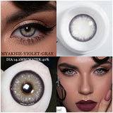 NEW Natural Color Contact Lenses for Eyes MAYKHIE Lenses 14.2mm Beautiful Pupil Brown Soft Eye Contacts