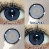 2pcs Cyberpunk Blue Contact Lenses for Eyes Beauty Eye Color lenses Natural Gray Lens Fashion Color Pupils Myopia Lenses