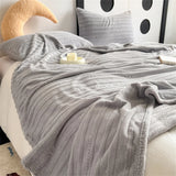 Pink Tulip Jacquard Blanket Flower Gifts for Girls Women Floral Throw Blankets Soft Warm Cozy Fleece Blanket for Couch Sofa Bed