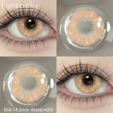 1pair Natural Color Contact Lenses for Eyes Blue Eye Lens Gray Lenses Fashion Korean Beauty Pupils Yearly Makeup Lens