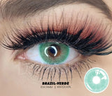 1Pair Brazil Famous Solitica Natural Color Lens Color Contact lens Soft Contact Lenses Cosmetic Color Lens Eyes