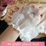 White Lace Lace Ribbons Accessories Lace Trim Handmade DIY Extended Clothes Pleated Sewing Decorative Fabric Skirt Hem Fabric
