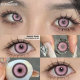 1Pair Cosplay White Color Contact Lenses Halloween Scary Contact Lenses Crazy Red Eye Makeup Lenses Black Beauty Pupils