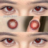 Big Diameter Colored Contacts 2pcs Free Shipping Half Yearly Premium Lenses for Party