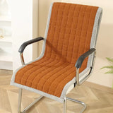 Milk Velvet Integrated Chair Cushion Household Dining Chair Cushion Comfortable Stool Covers for Prolonged Sitting in The Office