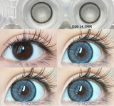 2 Pair Colored Beauty Pupil Makeup Lens  Brown Eye Lenses Gray Contact Green Eye Lenses Blue Lenses Yearly