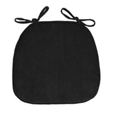 Simple Chair Cushion With Straps Horse Shape Dining Chair Seat Thickened Breathable Cushion Student Horseshoe-shaped Chair Pads