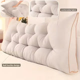 Large Bed Cushion Double-Layer Backrest & Lumbar,Contemporary Triangular Wedge Cushion for Headboard and Sofa Backrest Support
