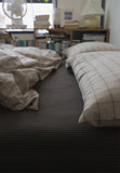 Artistic mat Waed Cotton Bedding Set Pure Cotton Color Woven Quilt Cover Bed eet Pillowcase Bedding Accories
