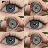 Color Contact Lenses Lenses Brown Pupils Color Contact Lenses for Eyes Green Lens 1 Pair/2pcs Pupils Cosmetic Lens