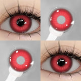 Colorful Contact Lenses for Eyes 1pair Cosplay Color Contact Lenses Anime Accessories Anime Lenses Yearly Red Lenses