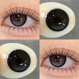 2PCS Myopia Color Contact Lenses Korean Style Prescription Blue Pupils for Eye Beauty And Makeup Fast Acting