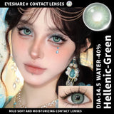 Color Contact Lenses for Eyes Gray Lense Brown Contact Blue Eyes Lenses Colorful Makeup Contact Lens Yearly 2pcs/pair