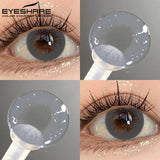 Fashion Color Contact Lenses 1 Pair Black Big Eyes Softlenses Colored Contact Lens eye Makeup Beautiful Pupils