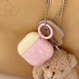 Lovely Pink Earphone Case For Apple AirPods Pro 2 Soft Cover Cute Yellow Star Pattern Silicone Protector For AirPods 1 2 3 4