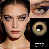 Birkin Brown Natural Colored Contact Lenses Half-Yearly Use Soft Eye Beauty Lens for Daily Makeup Cosmetic Contacts