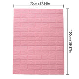 Wallpaper for Home Wall Decoration 3D Brick Self Adhesive Vinyl Wallpaper Soft Foam Base Wall Sticker for Bedroom Living Room