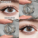 Big Diameter Colored Contacts 2pcs Multi-Style Glossy Lenses for Cosplay Role Play 0.00D No Power