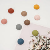 Frosted Magnet Mo Landi Round Paste Whiteboard Hole Plate Photo Paste Simple Refrigerator Magnets