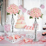 Ikeehome  2/10 Piece Metal Vase Set, Wedding Party, Birthday Party, Christmas and Halloween Decoration