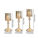 Crystal Candle Holder Luxury Wedding Party Festival Christmas Romantic Dinning Table Centerpiece Candlestick Home Decoration