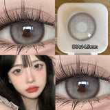 1Pair Color Contacts Lenses Myopic Prescription -0.00to-8.00 Beauty Pupils Brown High Quality Purple Lens Fast Shipping