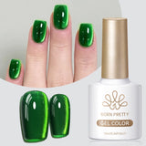 10ml Pink Gold Water Light Cat Magnetic Gel Polish HEMA TPO FREE Aurora Glitter Crystal Soak Off UV Varnish Manicure