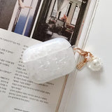 Luxury Girls Pearl Case For Airpods Pro 2 1 Case For Apple AirPods 4th 2 3 Case Cover For Airpods Pro With Keychain Earphone Box