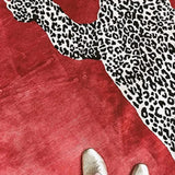 Carpet for Living Room Light Luxury Advanced Leopard Print Decoration Coffee Tables Plush Mat Fashion Bedroom Rug ковер Tapis