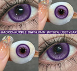 1Pair Fashion Makeup Pampas Series Yearly Purple Contacts Green Eyes Color Lenses Beauty Pupils Eye Color Green Lenses